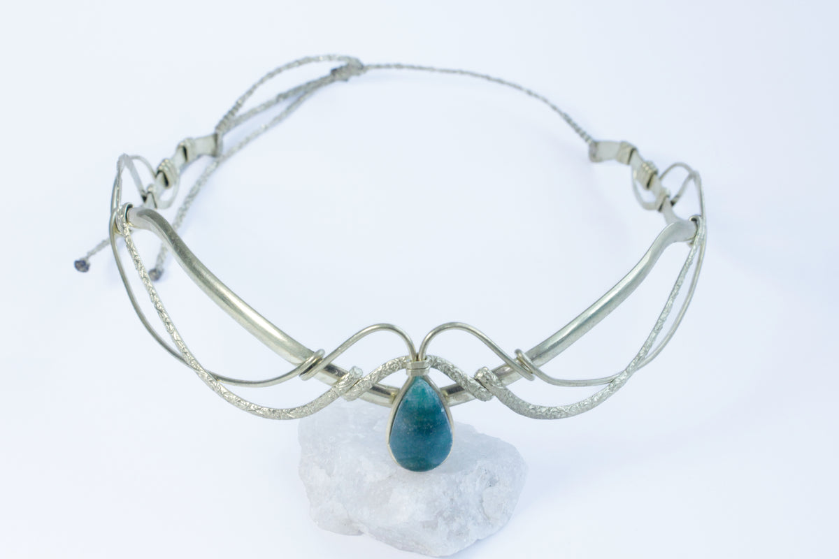 Aura -tiara aventuriinilla by Natural vibrations jewelry