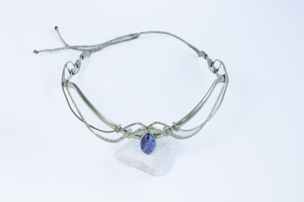 Aura -tiara sodaliitilla by Natural vibrations jewelry