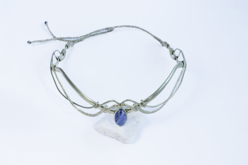 Aura -tiara sodaliitilla by Natural vibrations jewelry