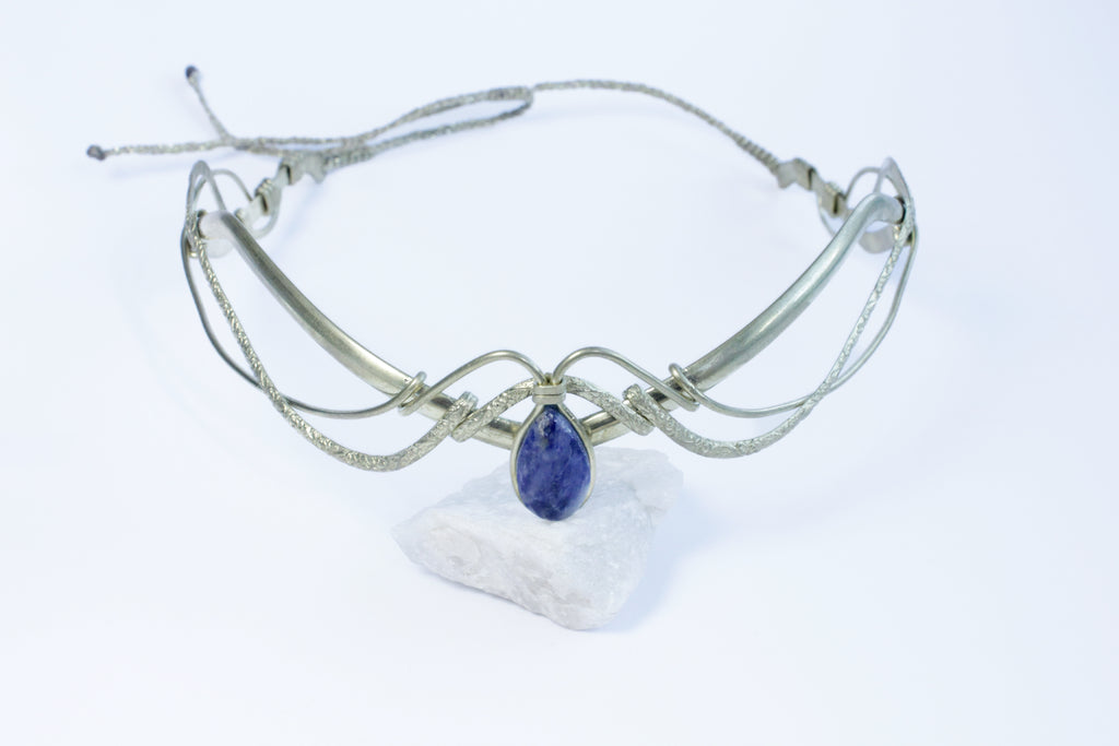 Aura -tiara sodaliitilla by Natural vibrations jewelry
