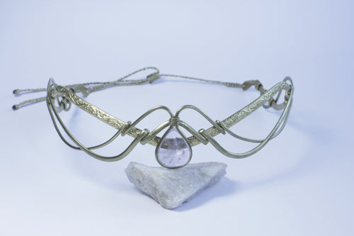 Aura -tiara ametistilla by Natural vibrations jewelry