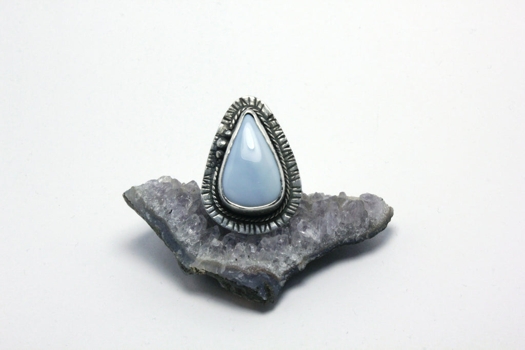 Owyhee blue opal -sormus