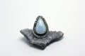 Owyhee blue opal -sormus