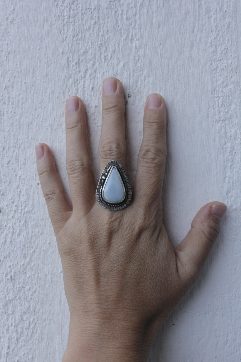 Owyhee blue opal -sormus