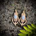 Solana purple jade korvikset